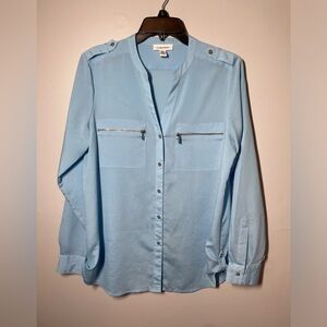 Calvin Klein Womens top! Size medium! Beautiful blue color! 💙